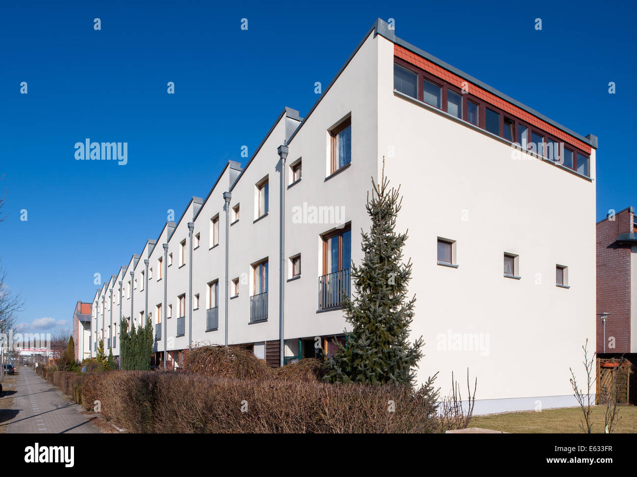 Berlin, Germany, new construction of row houses in BerlinBiesdorf Stock Photo Alamy