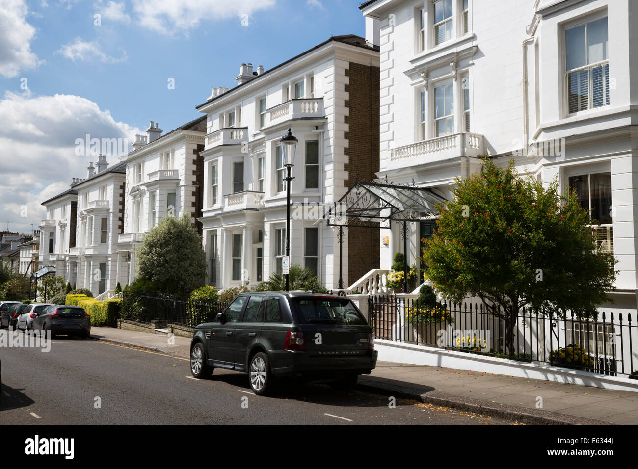 Exclusive properties, Phillimore Gardens W8, Kensington, London, England, United Kingdom, Europe