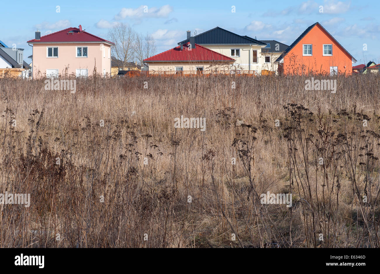 Berlin, Germany, new construction of single and multifamily houses in
