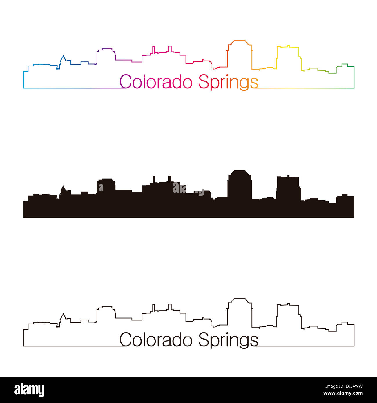 Colorado springs skyline hi-res stock photography and images - Alamy