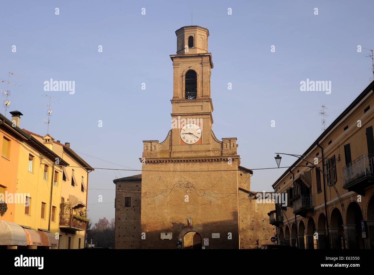 Novellara (Reggio Emilia), Gonzaga palace Stock Photo
