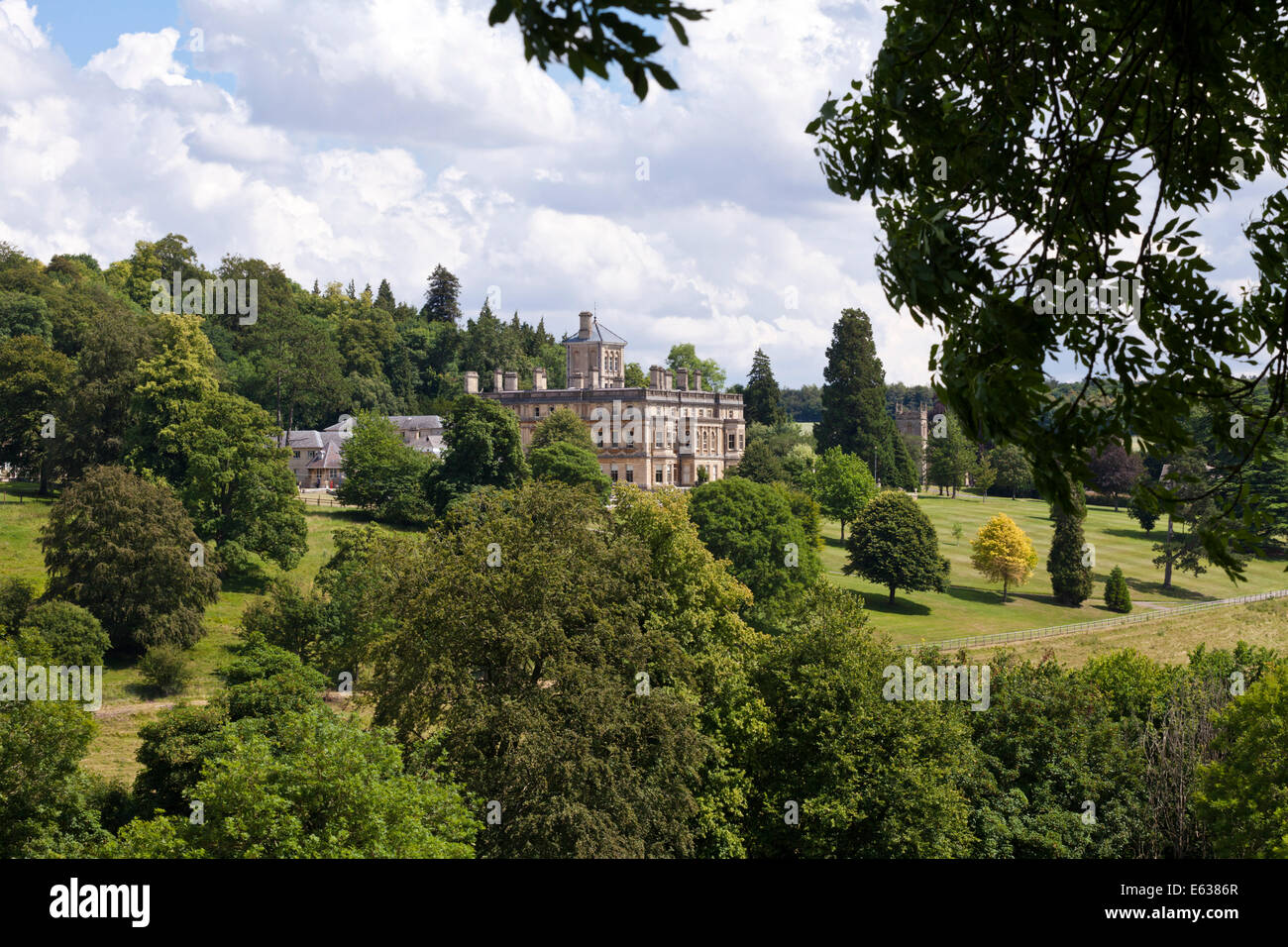 Rendcomb College - an independent, coeducational school on the Cotswolds at Rendcomb, Gloucestershire UK Stock Photo