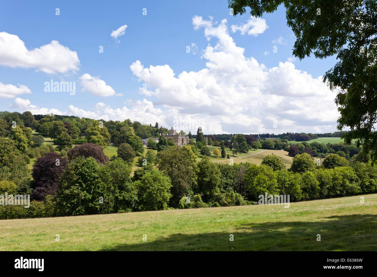 Rendcomb College - an independent, coeducational school on the Cotswolds at Rendcomb, Gloucestershire UK Stock Photo