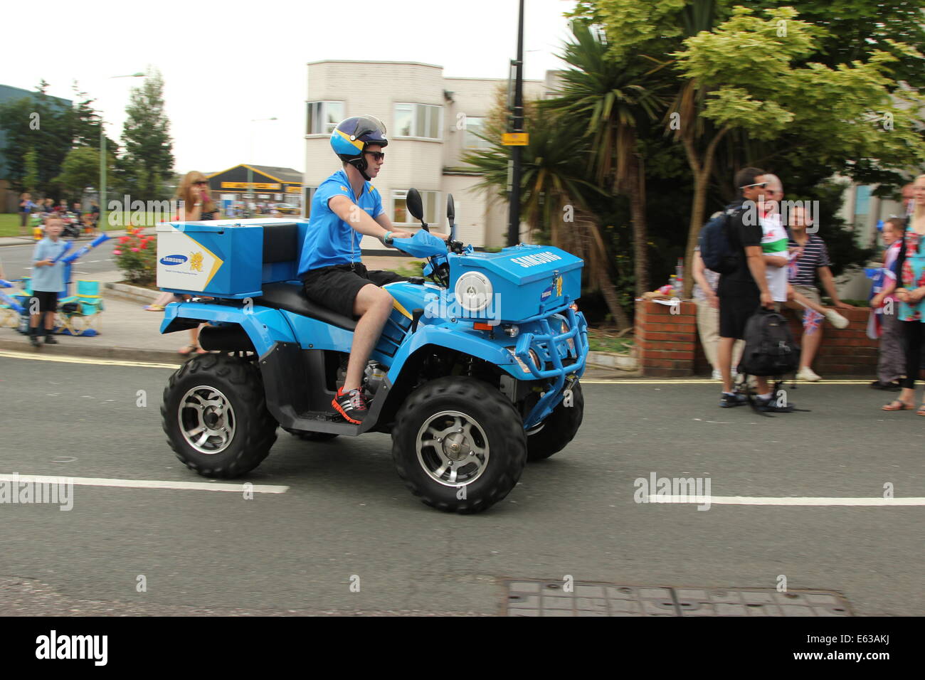 Lowestoft, Suffolk, Olympic flame relay, England Stock Photo Alamy