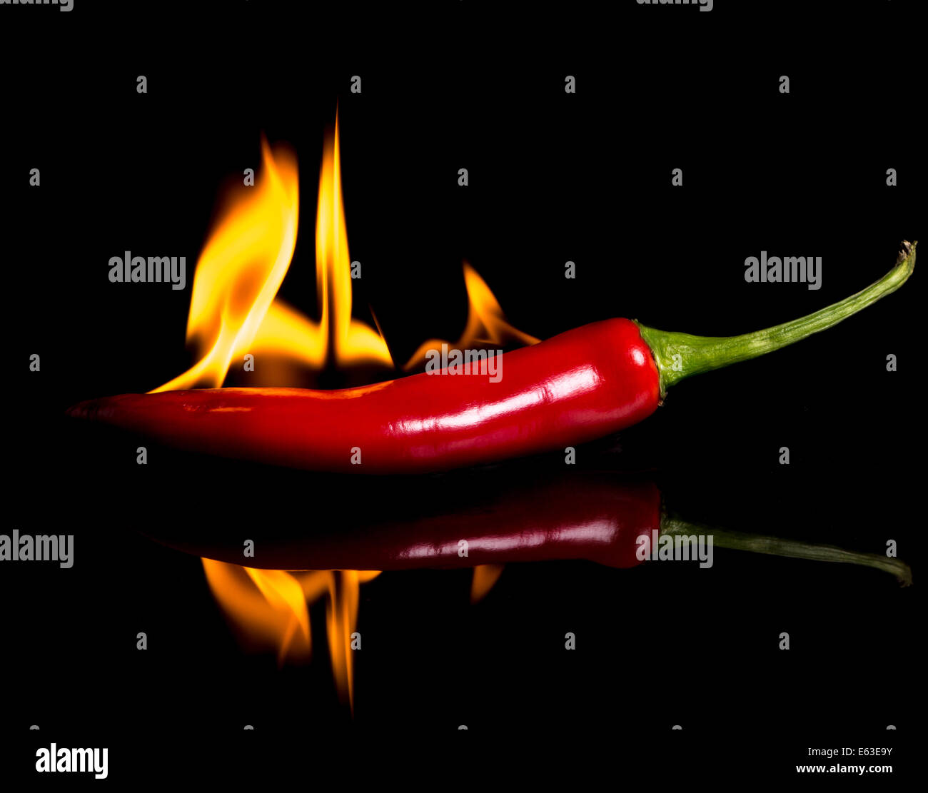 Hot chili pepper flames hires stock photography and images Alamy
