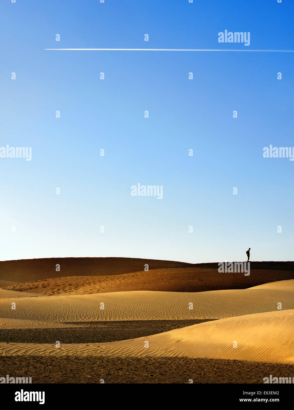 Sandy dunes Stock Photo