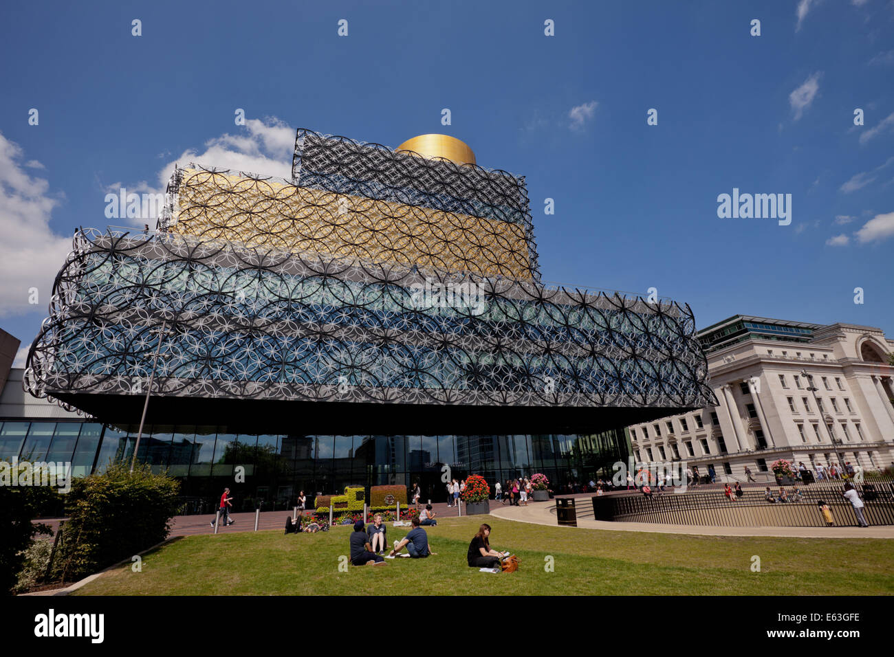 The new Library of Birmingham, UK Stock Photo