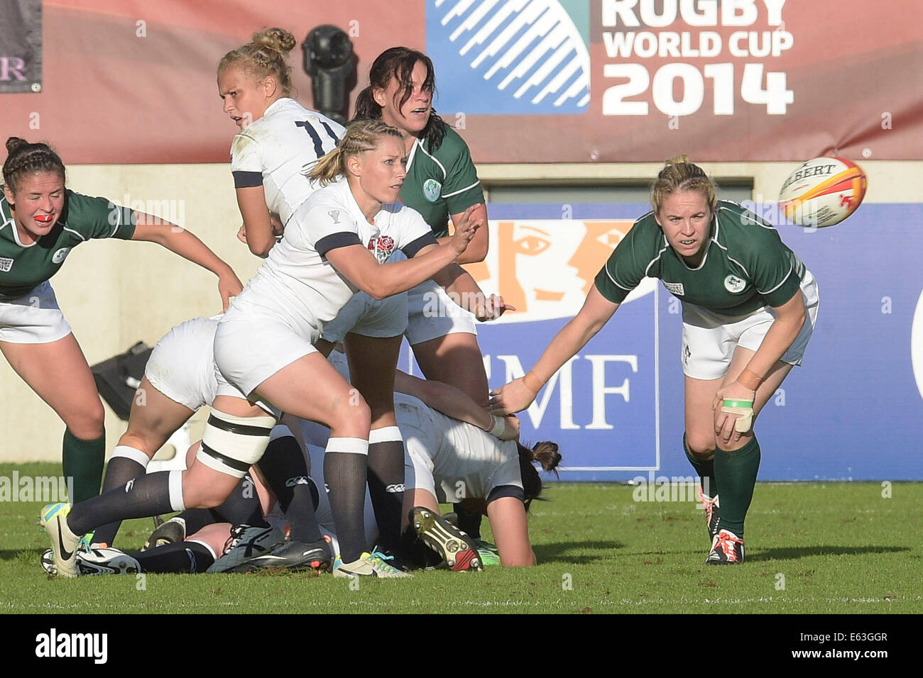 Paris, France. 13th Aug, 2014. Womens World Rugby Championships
