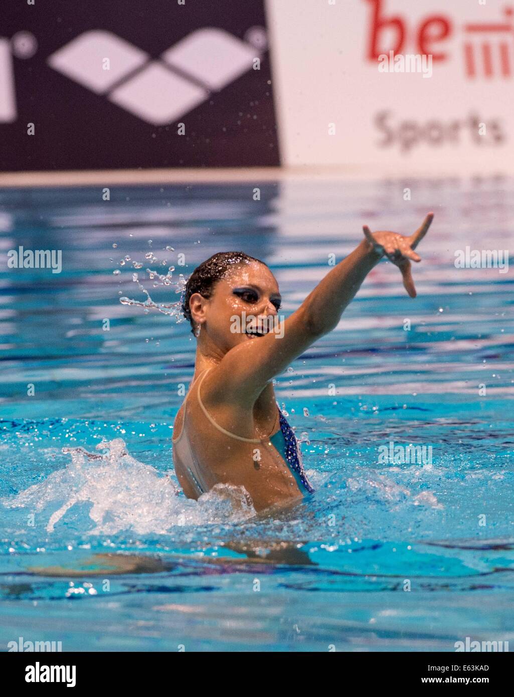 Berlin, Germany. 13th Aug, 2014. CERRUTI Linda ITA Italy SOLO preliminary round 32nd LEN European Championships Synchro Credit:  Action Plus Sports/Alamy Live News Stock Photo
