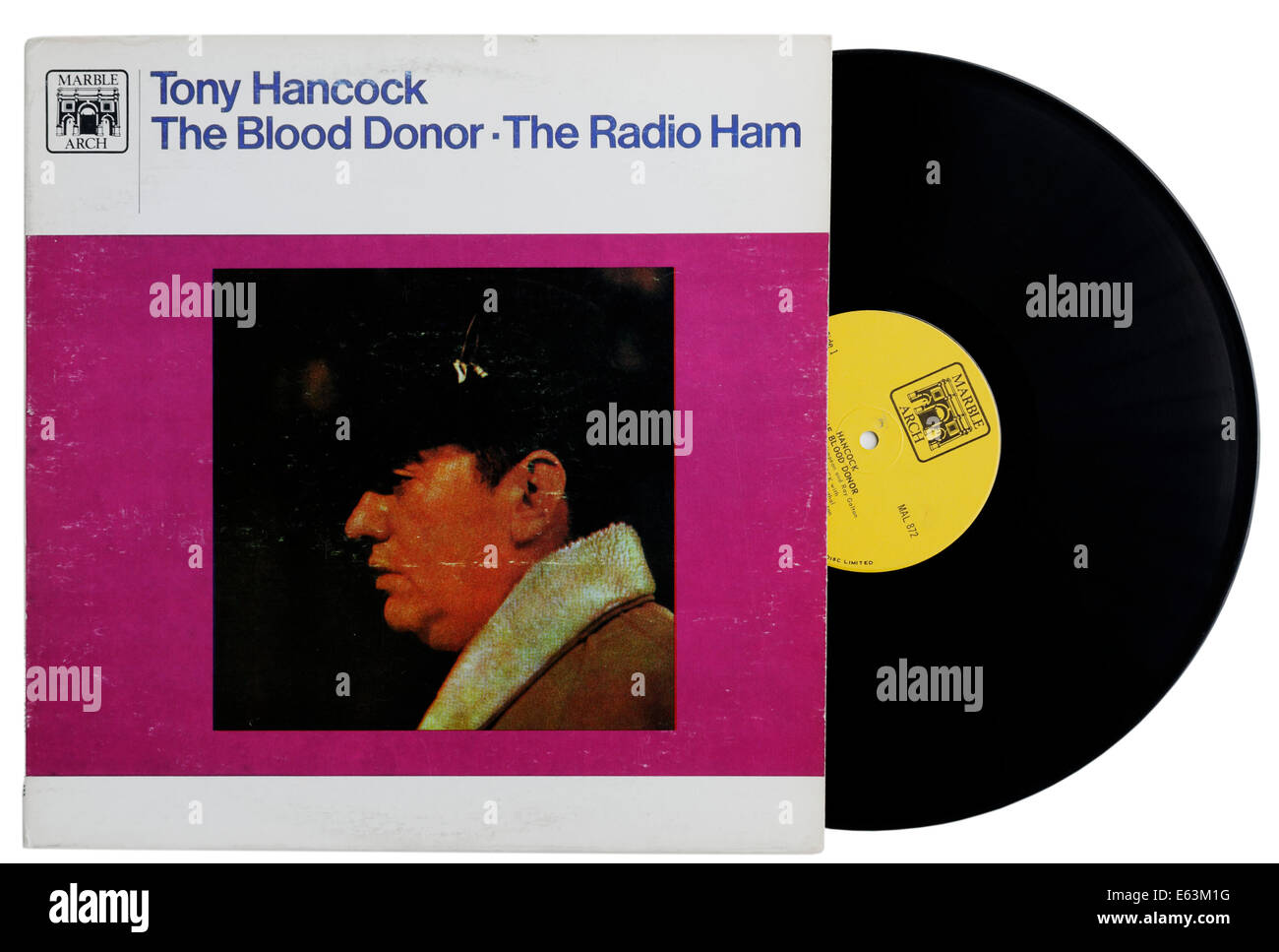 The Blood Donor and The Radio Ham by Tony Hancock on vinyl Stock Photo