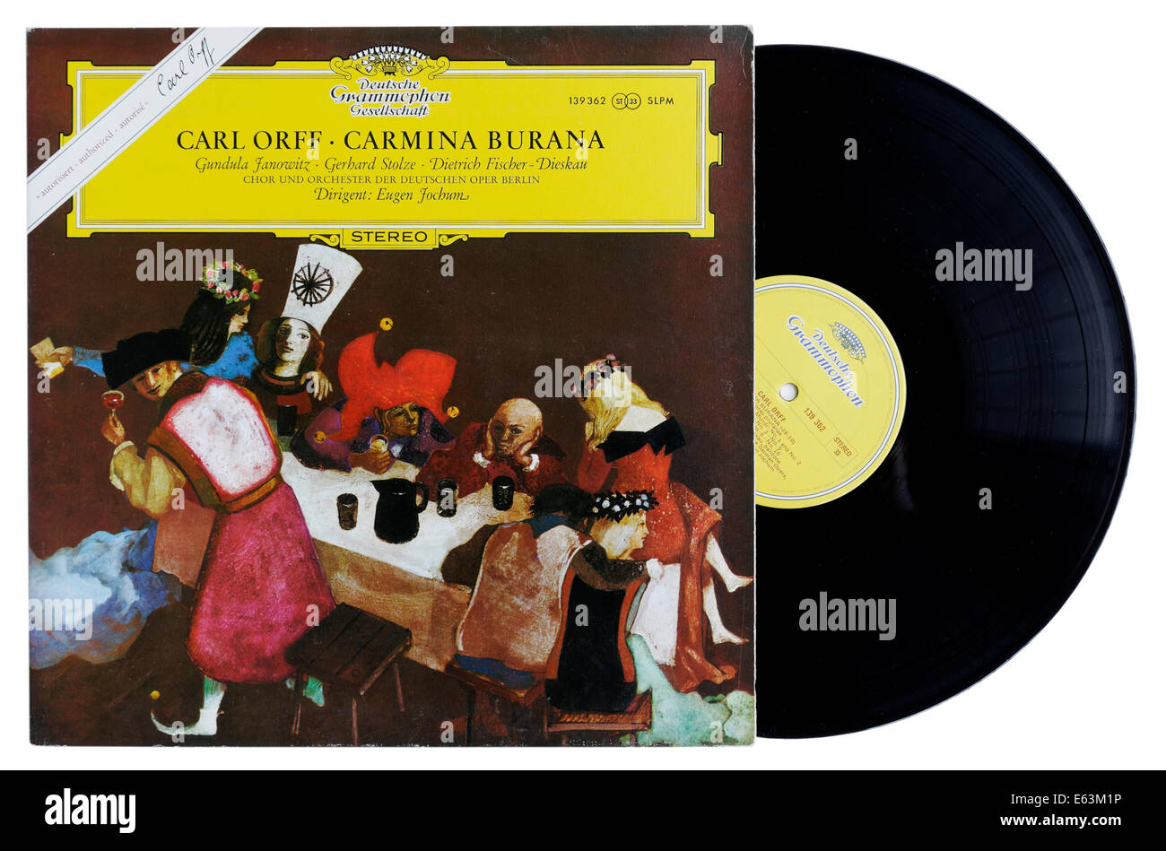 Carmina Burana by Carl Orff on vinyl Stock Photo - Alamy