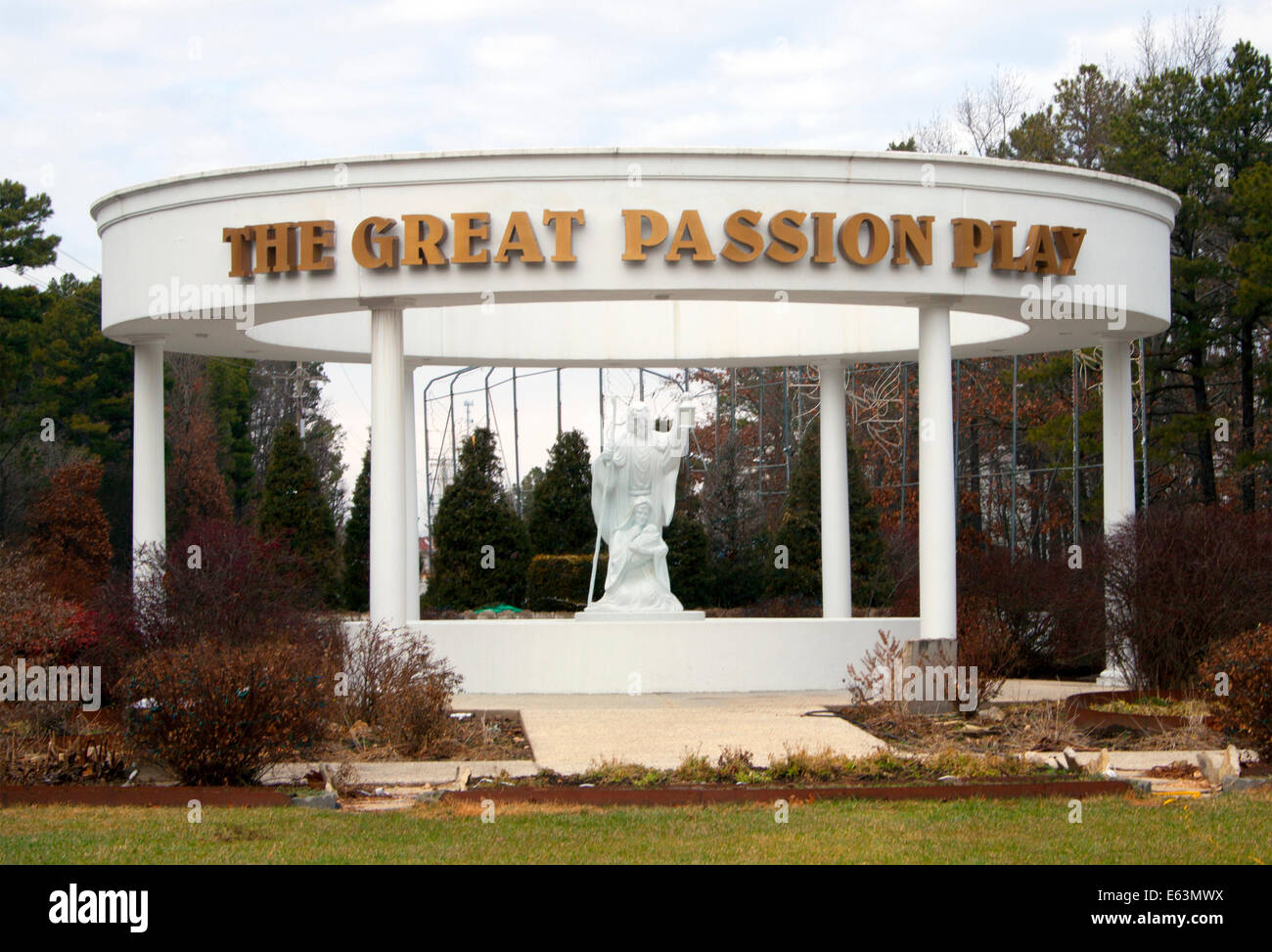 The Great Passion Play in Eureka Springs Arkansas Stock Photo