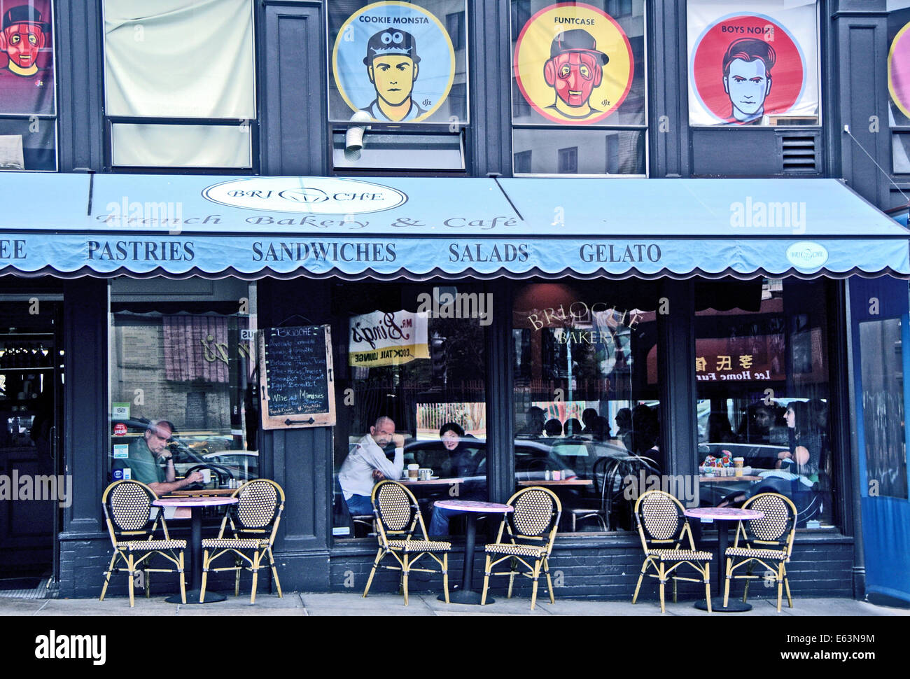 outdoor cafe in North Beach San Francisco Stock Photo Alamy