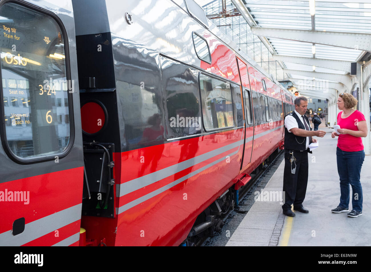 Bergen Train Station, Norway Stock Photo Alamy