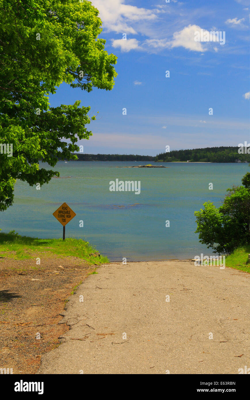 Friendship Harbor, Maine, USA Stock Photo Alamy