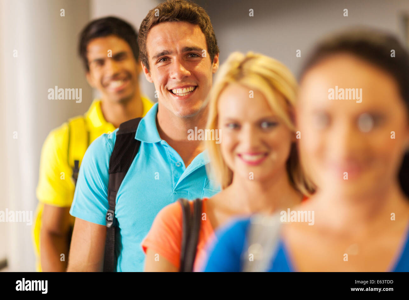 Indian college students posing hi-res stock photography and images - Alamy