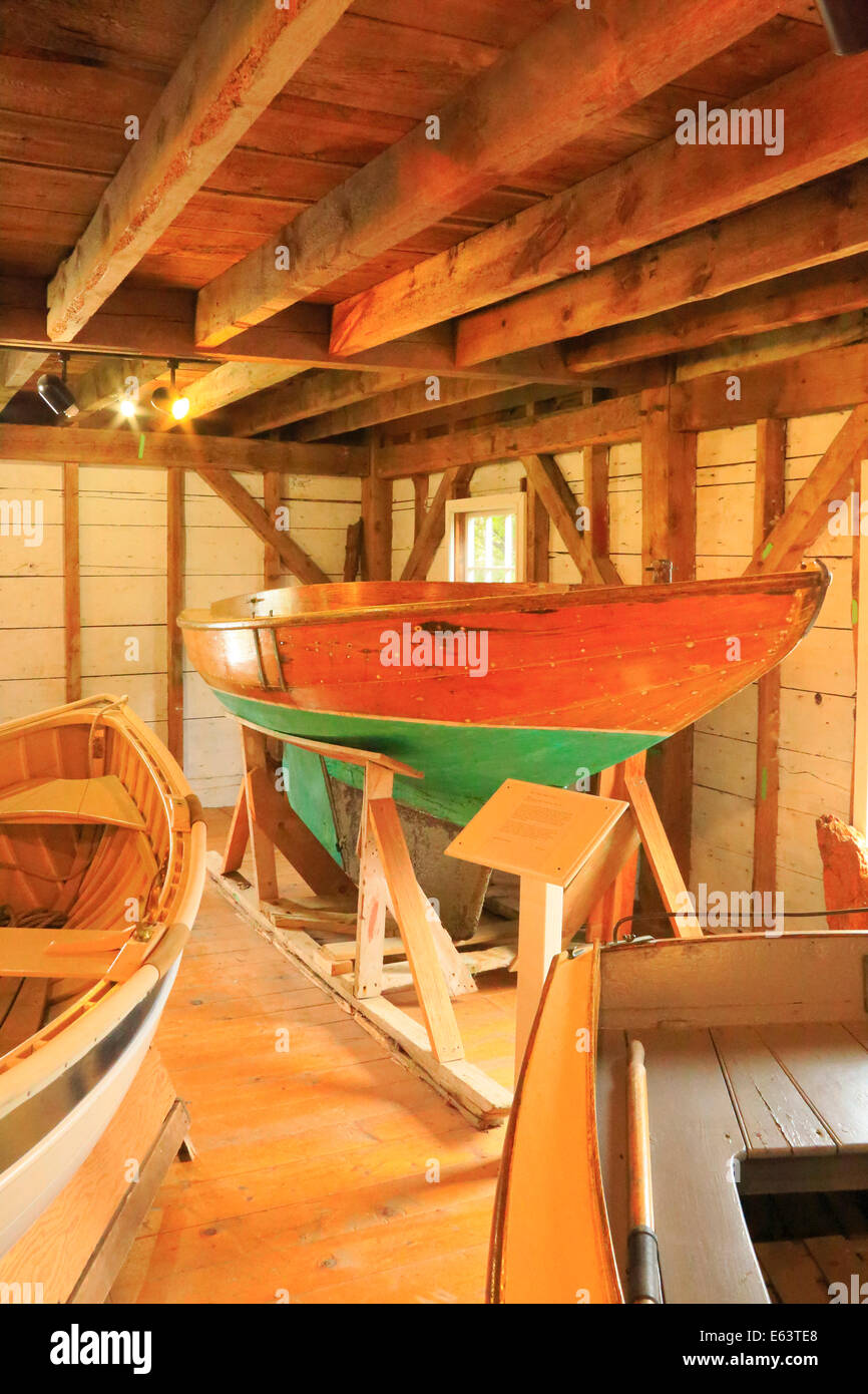 Wee Scot Class Sloop, Penobscot Marine Museum, Searsport, Maine, USA