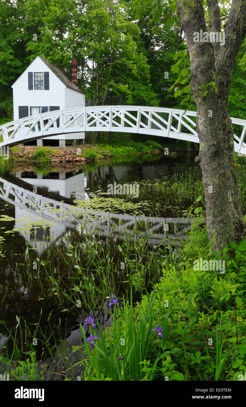 Mount Desert Island Historical Society, Somesville, Maine, USA Stock
