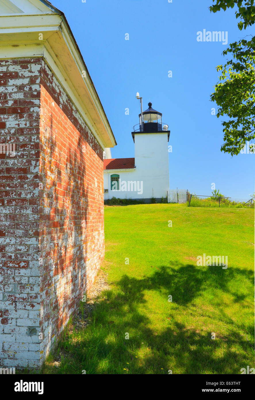 Fort Point Light, Stockton Springs, Maine, USA Stock Photo - Alamy