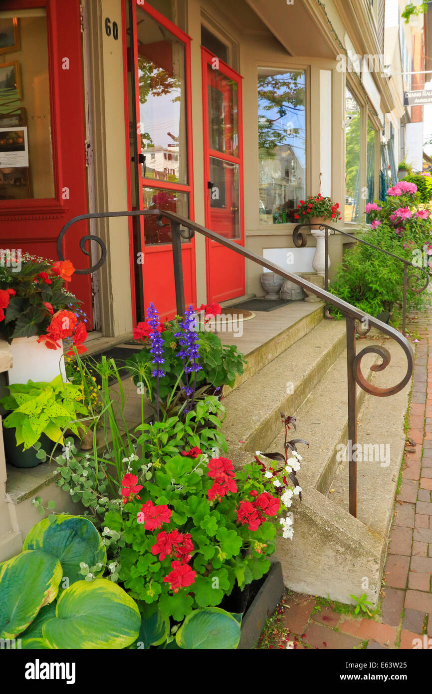 Downtown Wiscasset, Maine, USA Stock Photo Alamy