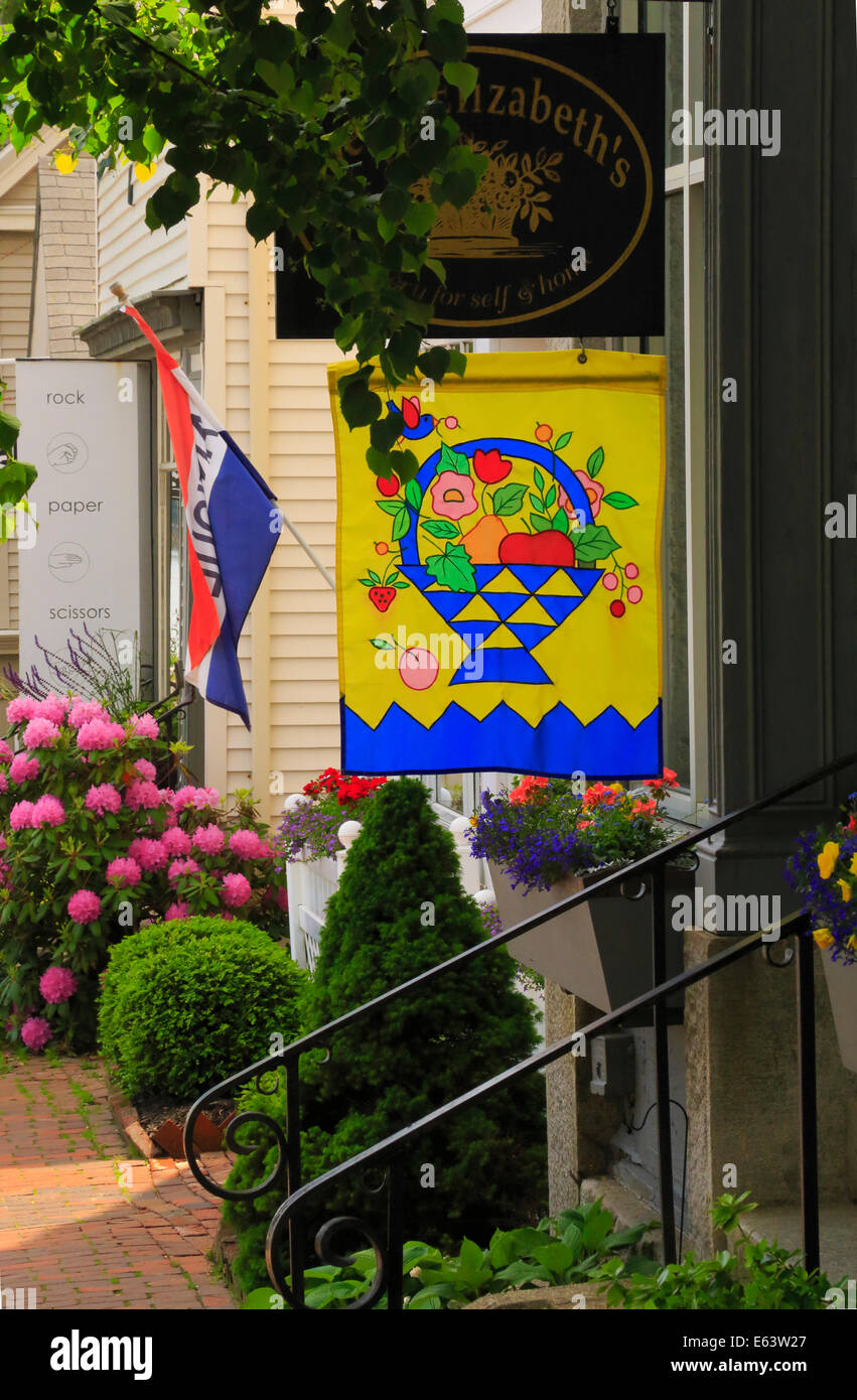 Downtown Wiscasset, Maine, USA Stock Photo Alamy