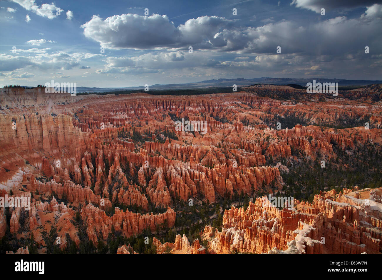 Hoodoos in Bryce Amphitheater, seen from Bryce Point, Bryce Canyon ...