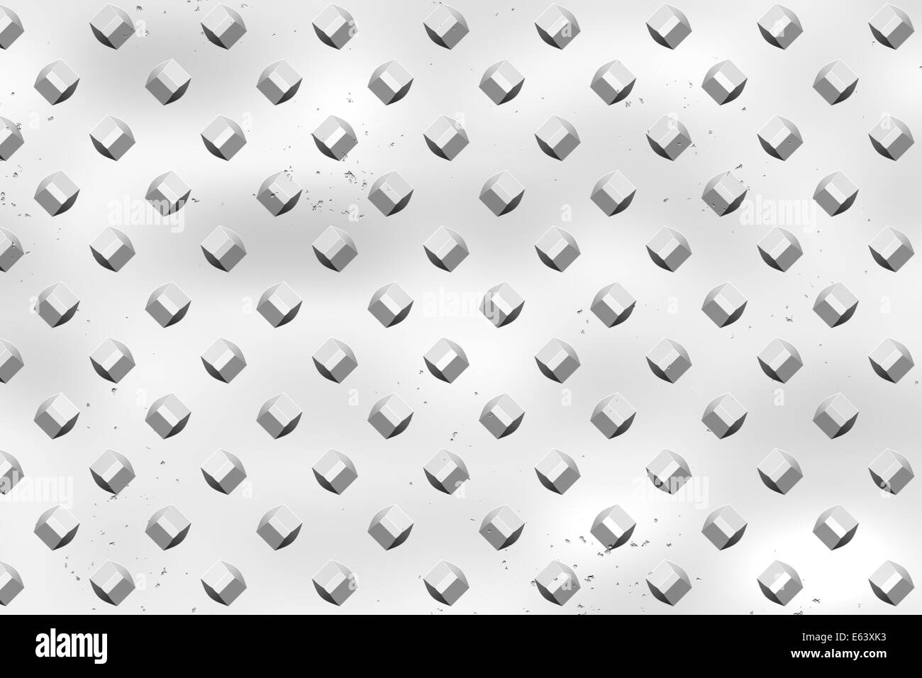 Diamond plate metal, abstract industrial background Stock Photo