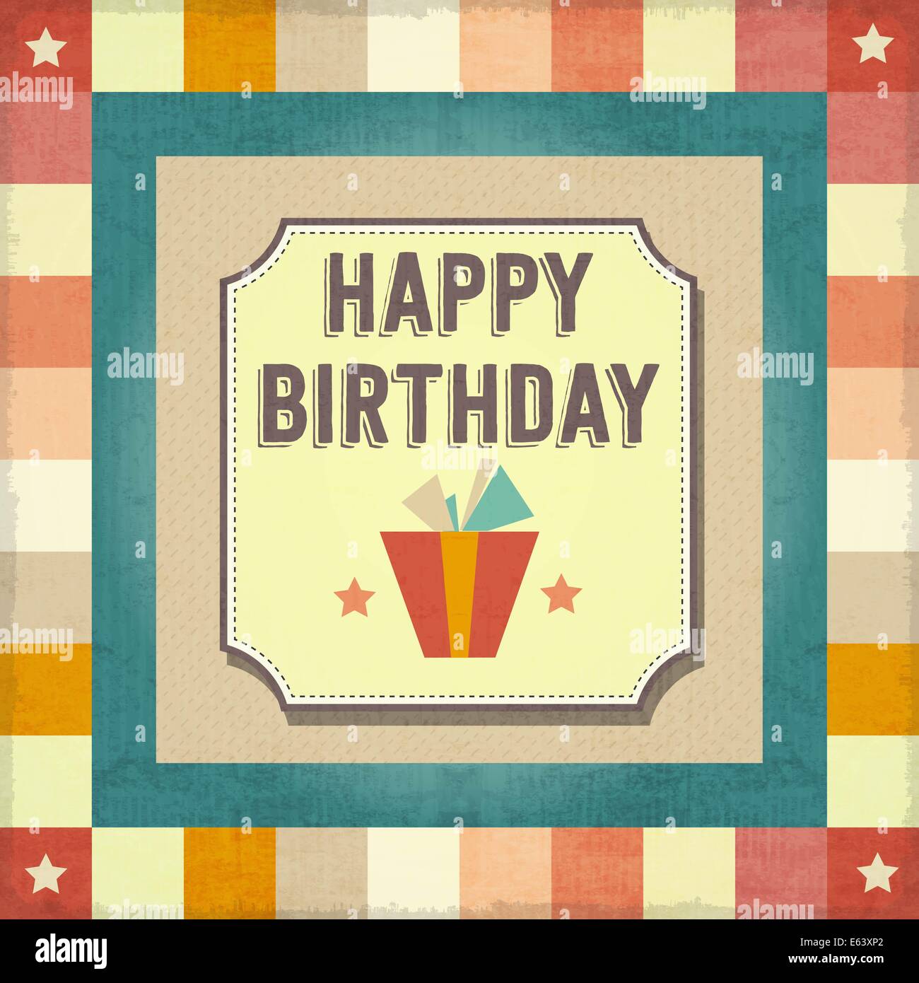 Vintage Birthday Card High Resolution Stock Photography and Images - Alamy