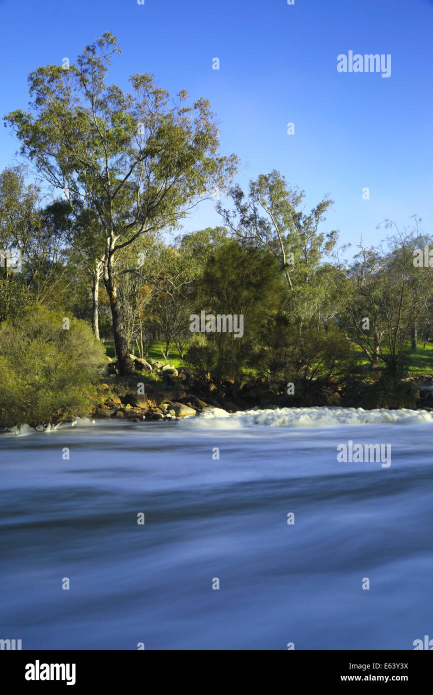 The Avon River, near Toodyay, Western Australia. Stock Photo