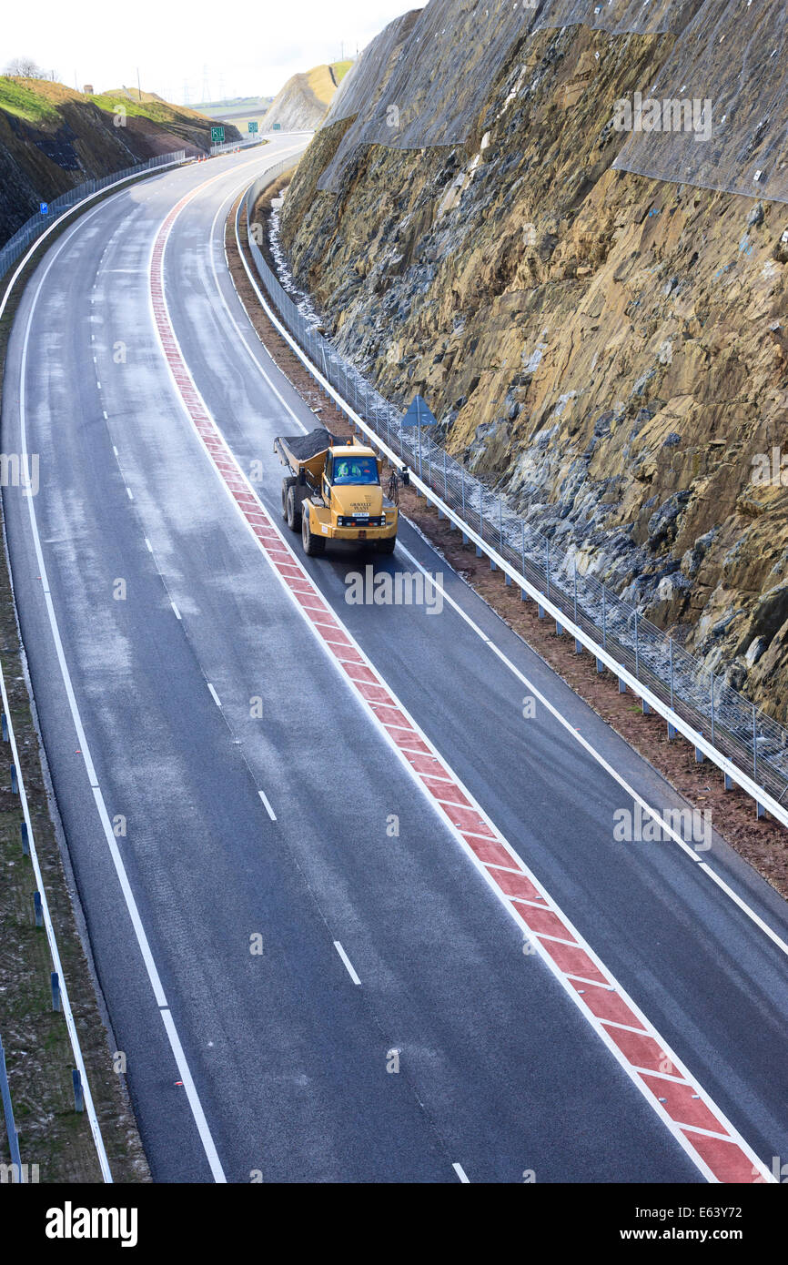 A477 St Clears to Red Roses Improvement Scheme Carmarthenshire Wales Stock Photo