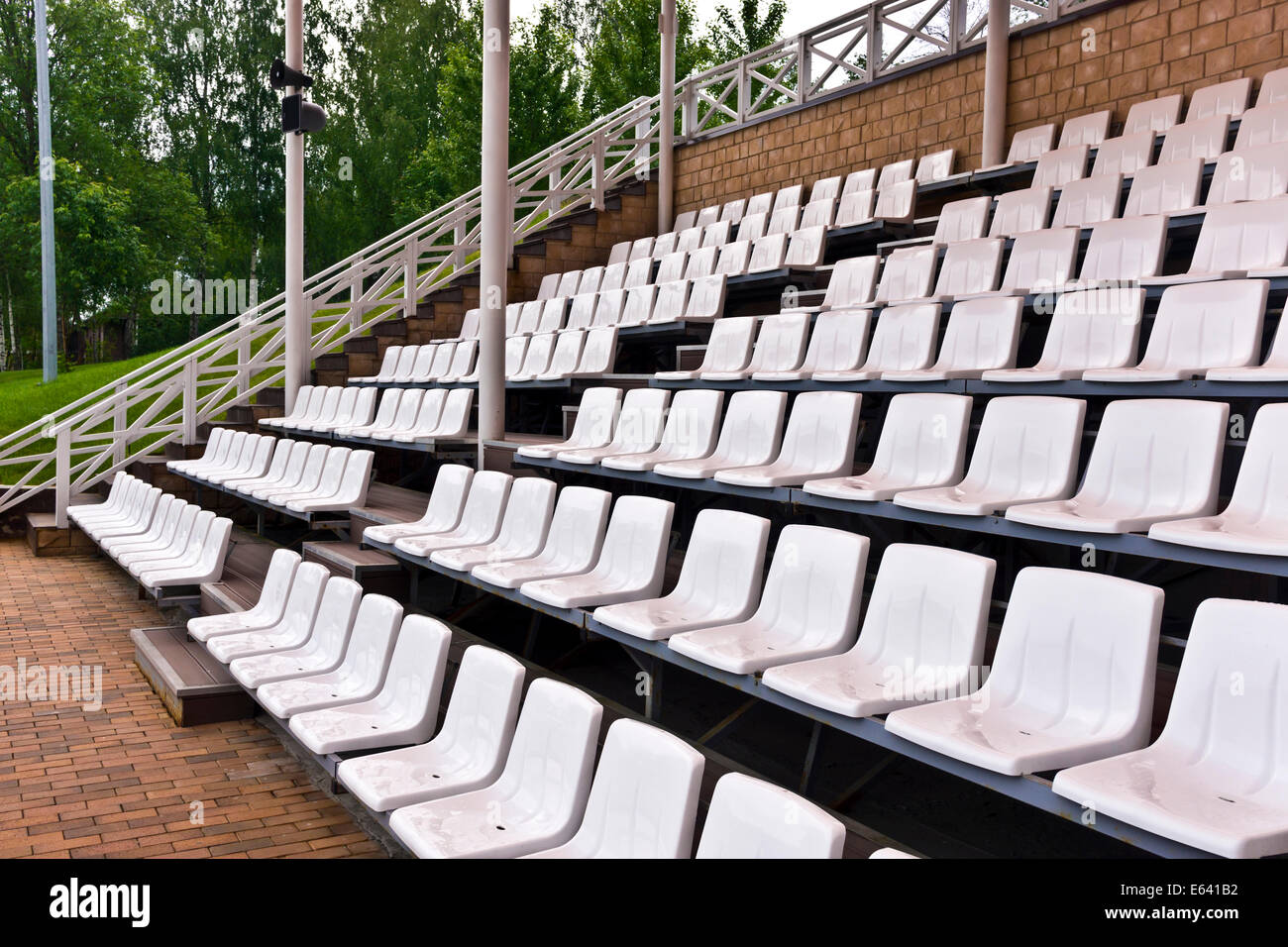 Plastic seating hi-res stock photography and images - Alamy