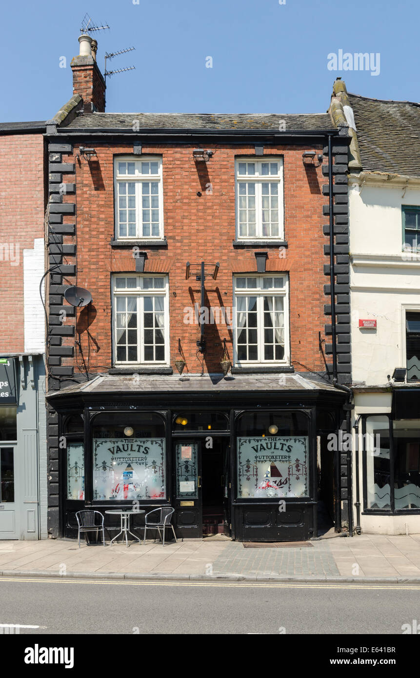 The Vaults of Uttoxeter public house in the Staffordshire market town
