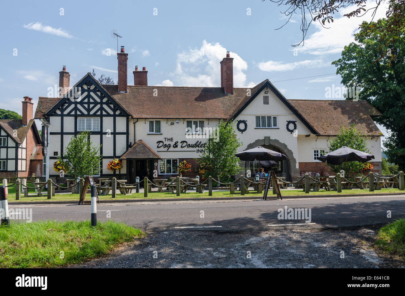 The Dog and Doublet public house in Sandon near Staffordshire Stock