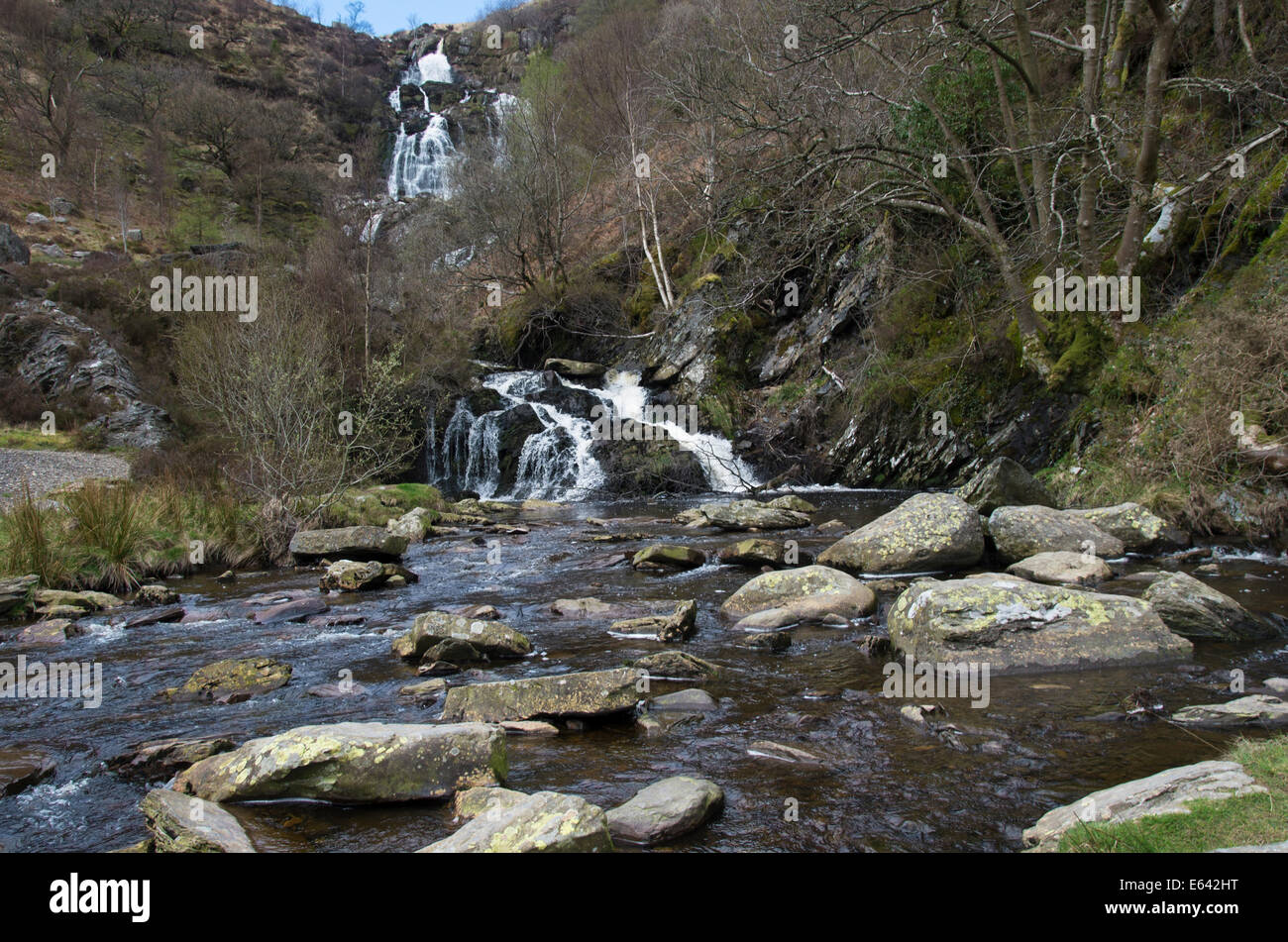 Rhiwargor, near Lake Vyrnwy, Montgomeryshire, Powys, Wales Stock Photo