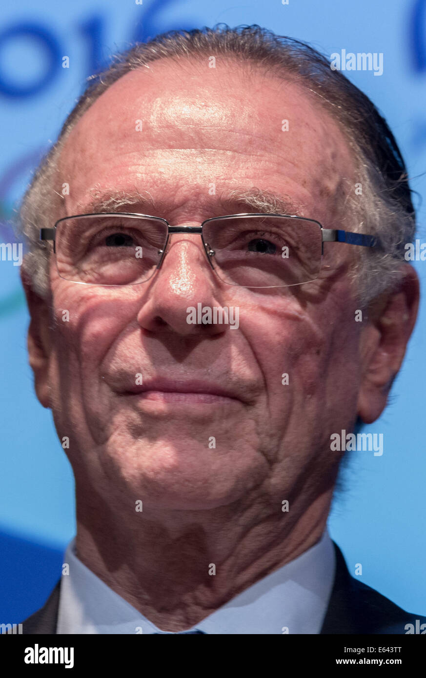 Rio de Janeiro, Brazil. 4th Aug, 2014. The head of the organising committee for the 2016 Olympic Games, Carlos Nuzman, attends a conference in Rio de Janeiro, Brazil, 4 August 2014. The 2016 summer olympics are going to be carried out in Rio de Janeiro. Photo: Michael Kappeler/dpa/Alamy Live News Stock Photo