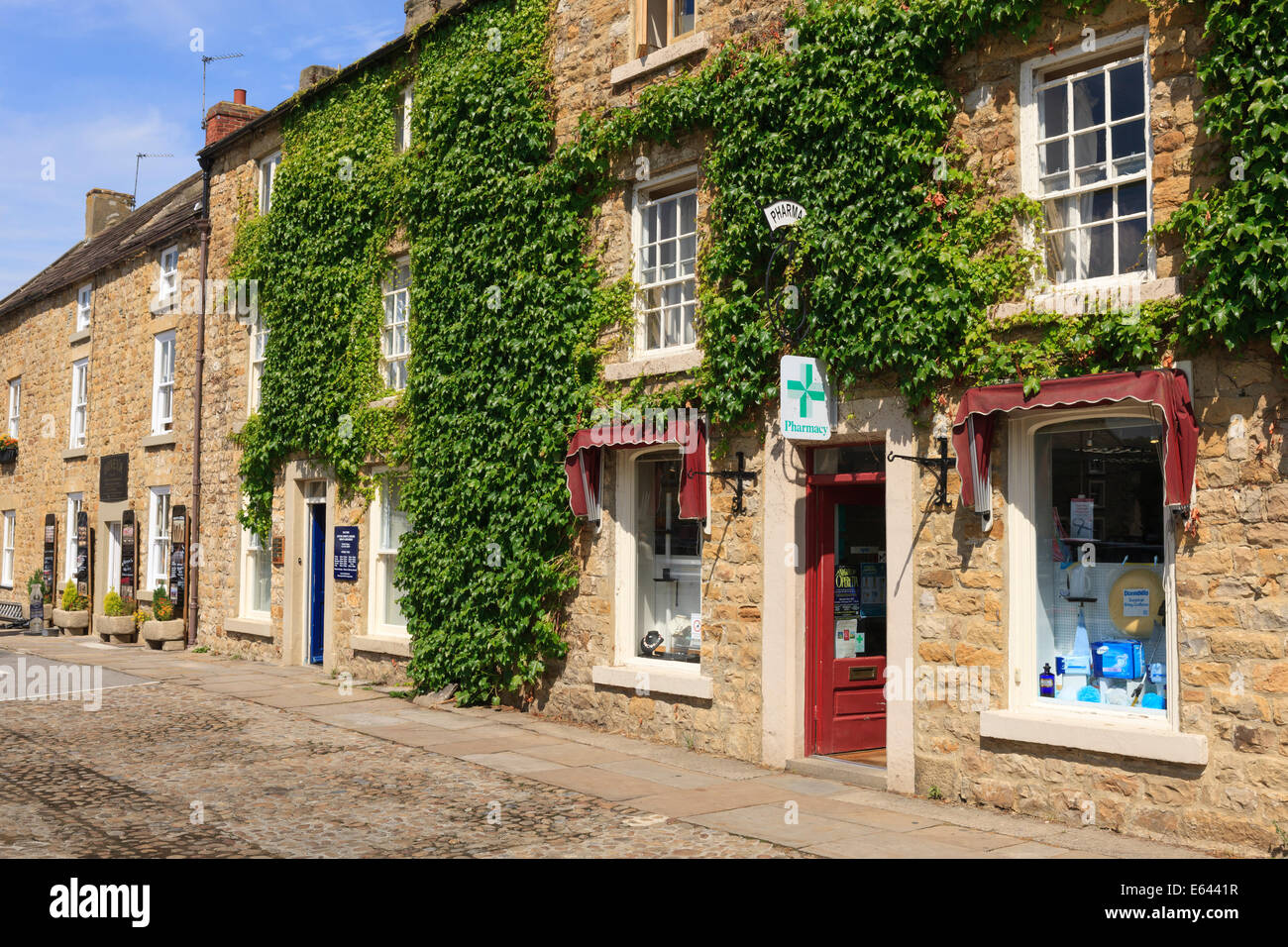 Market Place Masham Harrogate North Yorkshire England Stock Photo Alamy