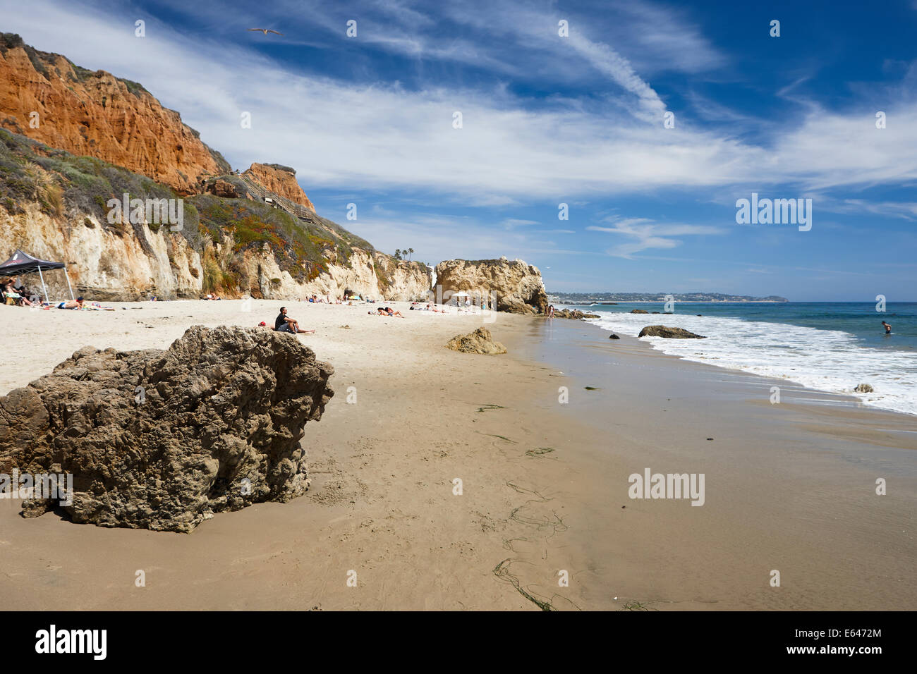 El Matador beach near Malibu. California, USA. Stock Photo