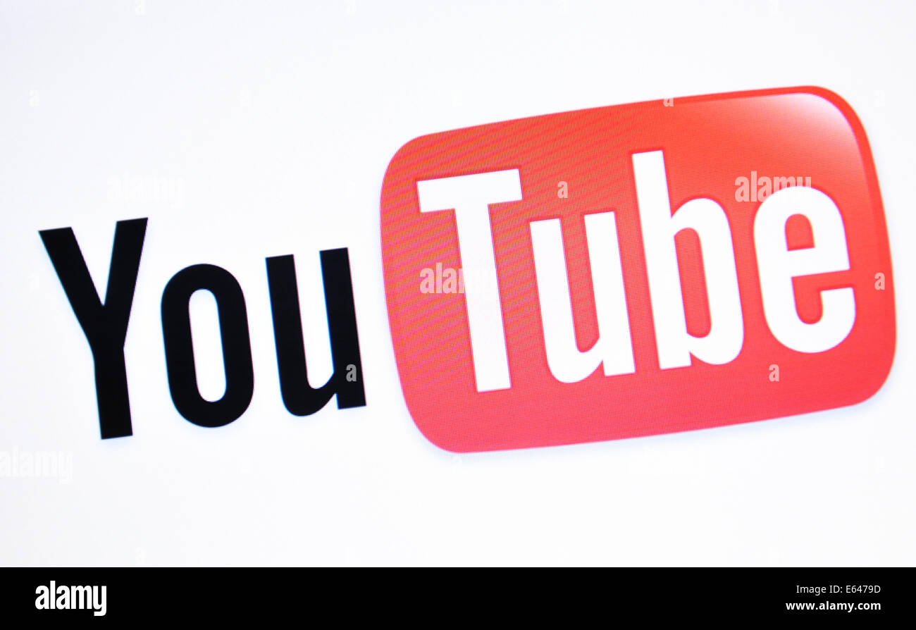 LONDON, UK - FEBRUARY 3, 2011: Close up of Youtube website on laptop ...