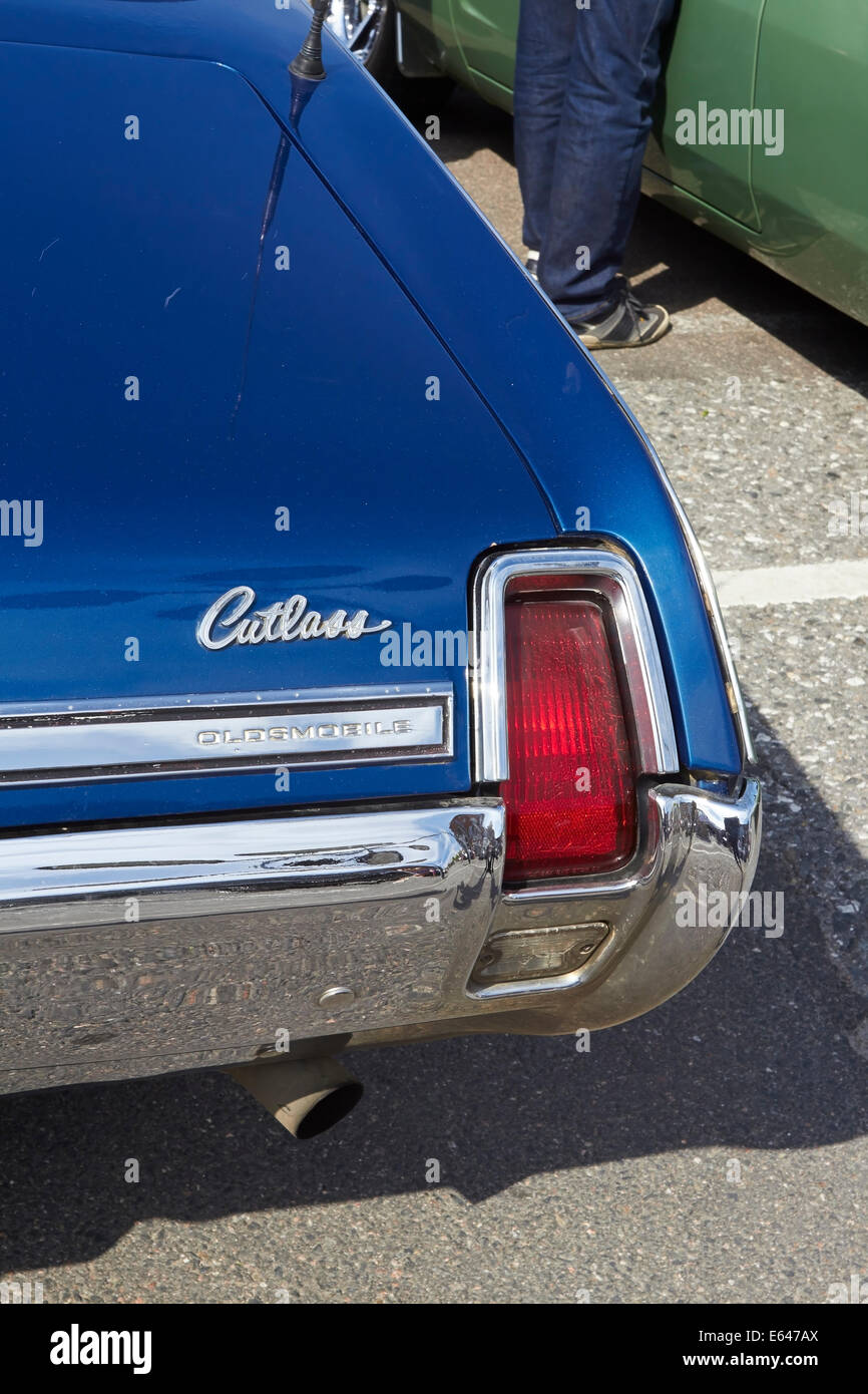 1969 Oldsmobile Cutlass rear detail Stock Photo