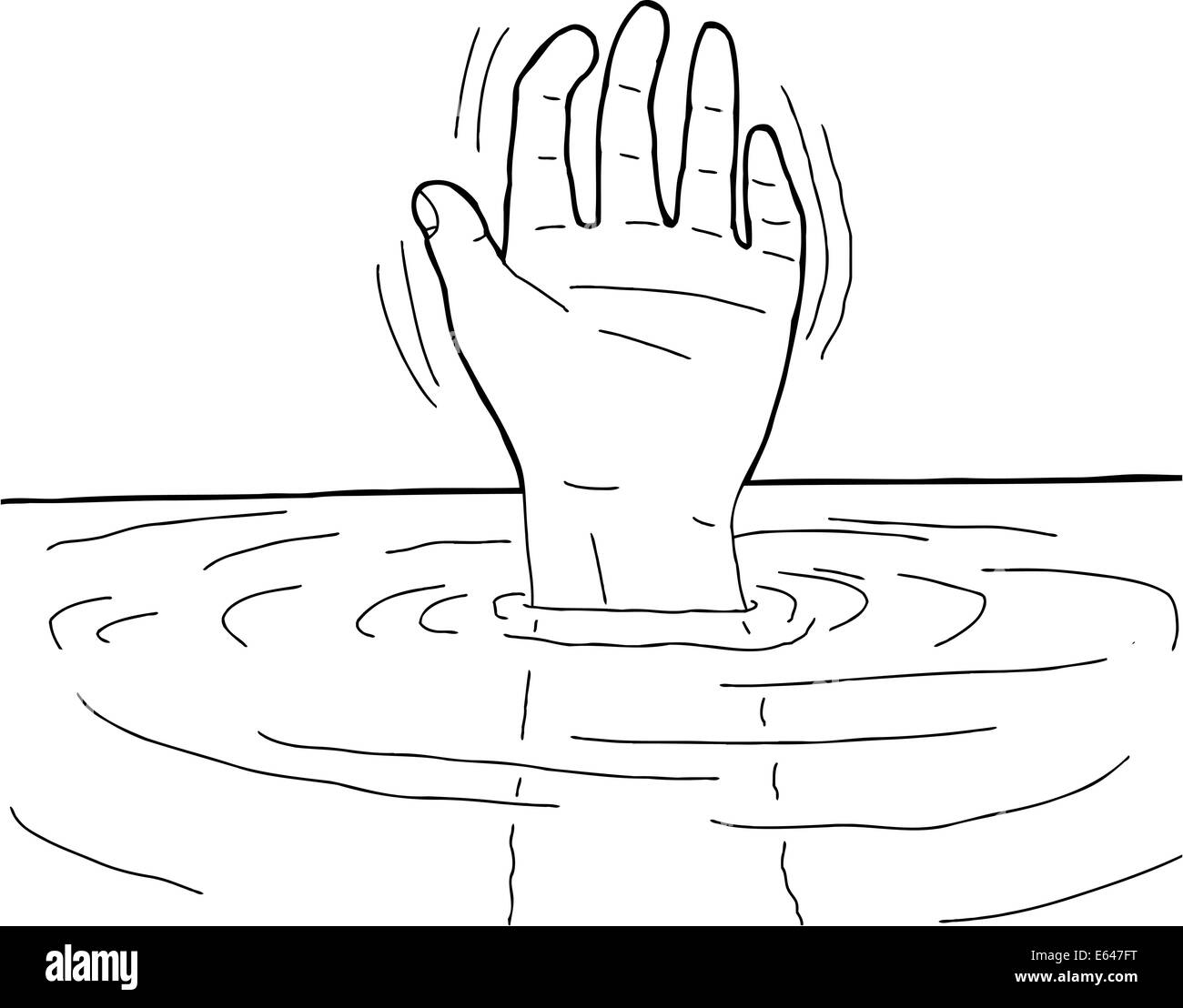 Hand Reaching Out Of The Sea Stock Photos & Hand Reaching Out Of The ...