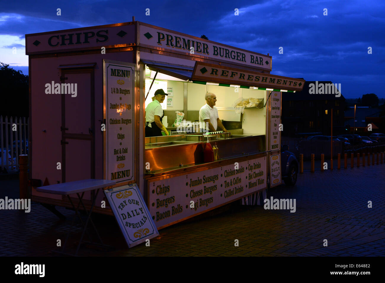 Catering Van Stock Photos Catering Van Stock Images Alamy