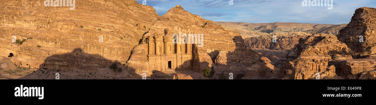 Monastery (Al-Deir), Petra, Jordan Stock Photo