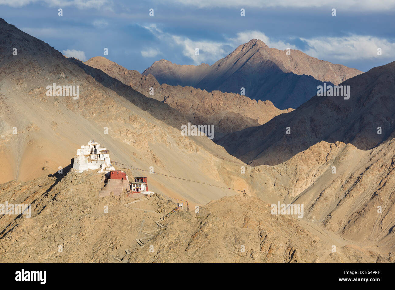 Namgyal Tsemo Gompa, Leh, Ladakh Stock Photo