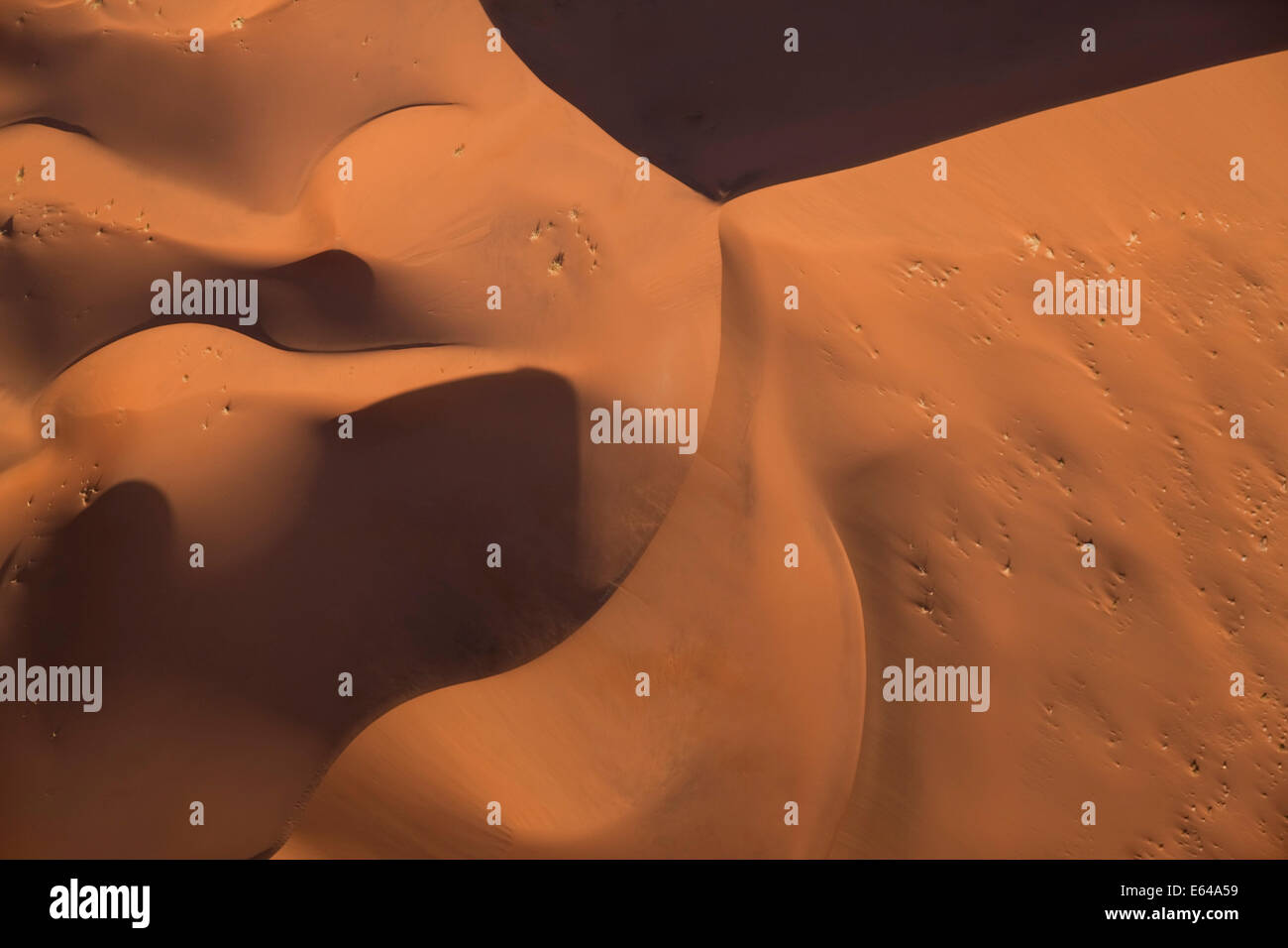 Aerial view, Namib Desert, Namib Naukluft National Park, Namibia Stock ...