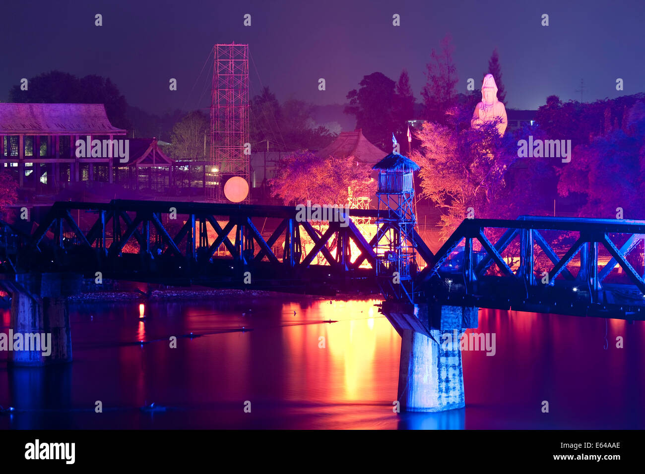Light And Sound Show Bridge Over River Kwai Kanchanaburi - 
