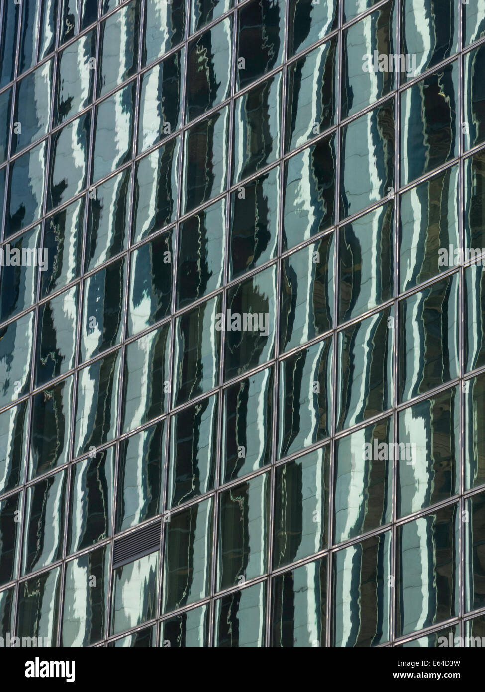 Generic Glass Building Facade, NYC Stock Photo
