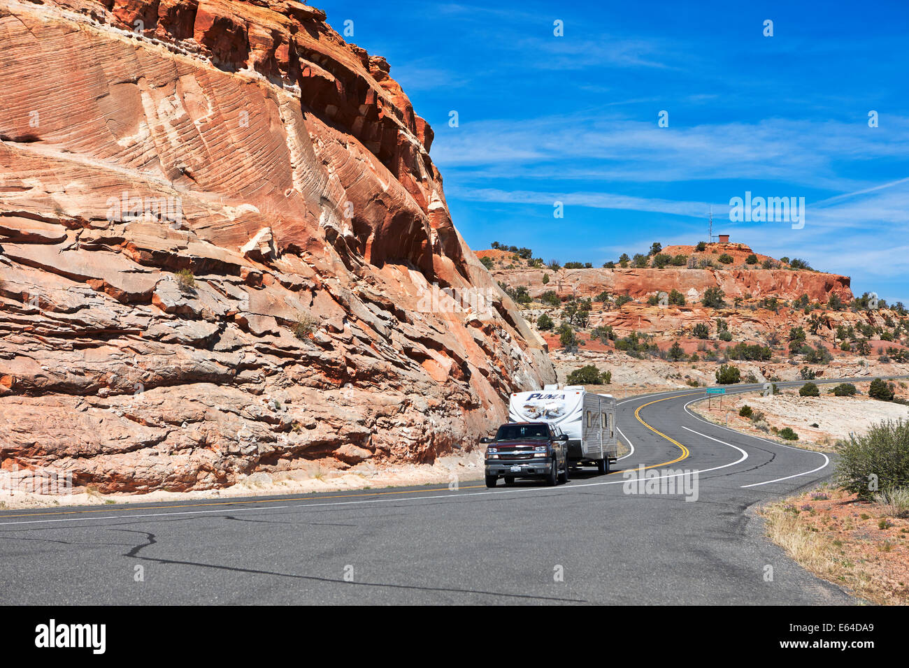Highway 12 Scenic Byway. Utah, USA Stock Photo Alamy