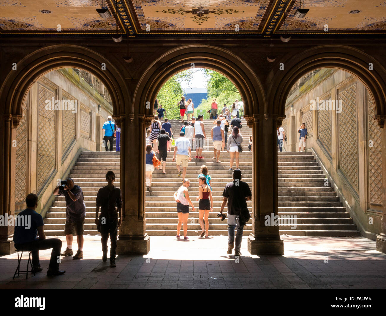 Bethesda Terrace Central Park Photography Print Urban Home 