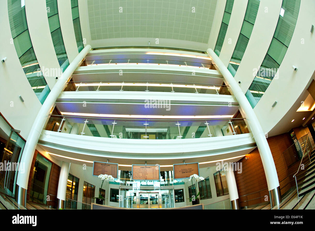 Business Area, Sofitel Hotel London Heathrow Stock Photo