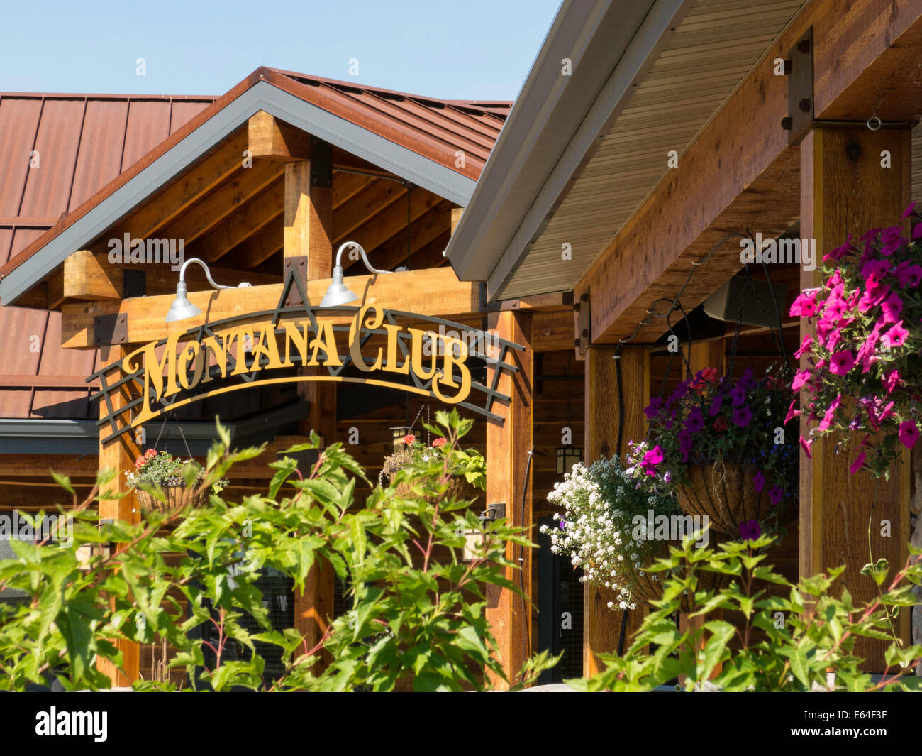 Montana Club Lounge Restaurant and Casino, Great Falls, Montana, USA Stock Photo Alamy